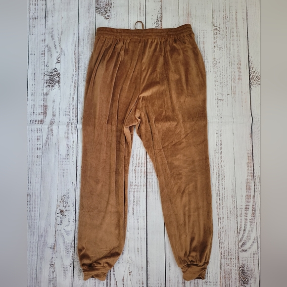 SKIMS Velour High Waist Joggers Sweatpants Copper Size 2X NEW NWT - Picture 3 of 4